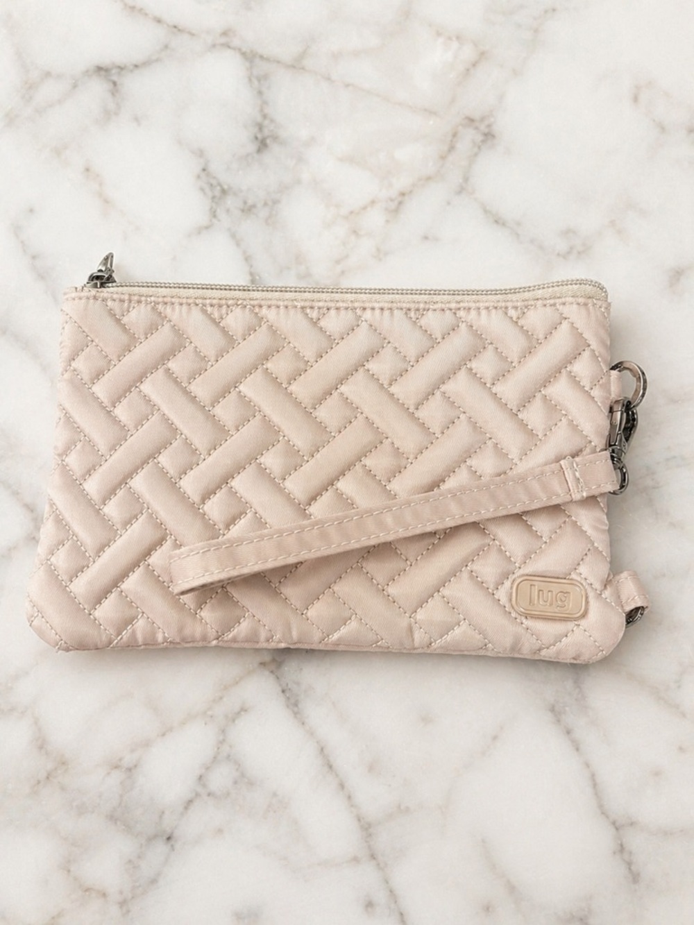 Lug Peekaboo Convertible Crossbody Bag Matte Lux Sand Taupe
